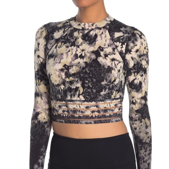 Free People FP Movement Idris Floral Mesh … - Picture 2 of 11